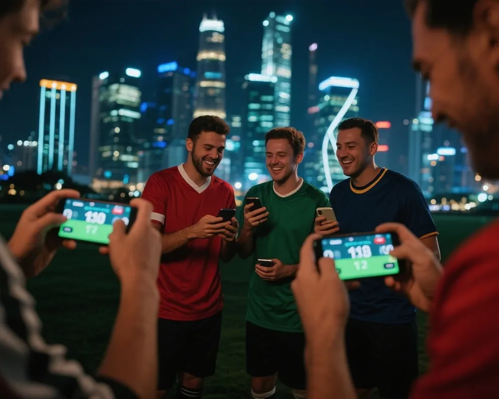 移动端看世界杯场景示意