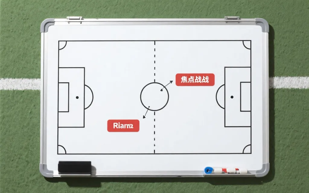 世界杯小组赛焦点战与爆冷风险的战术板风格示意